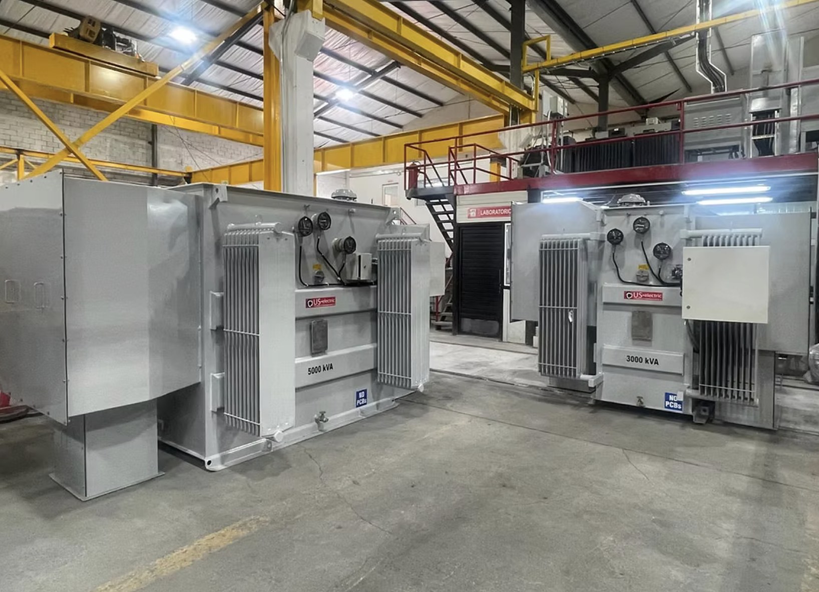 Planta de fabricación — transformadores 3,000 y 5,000 kVA