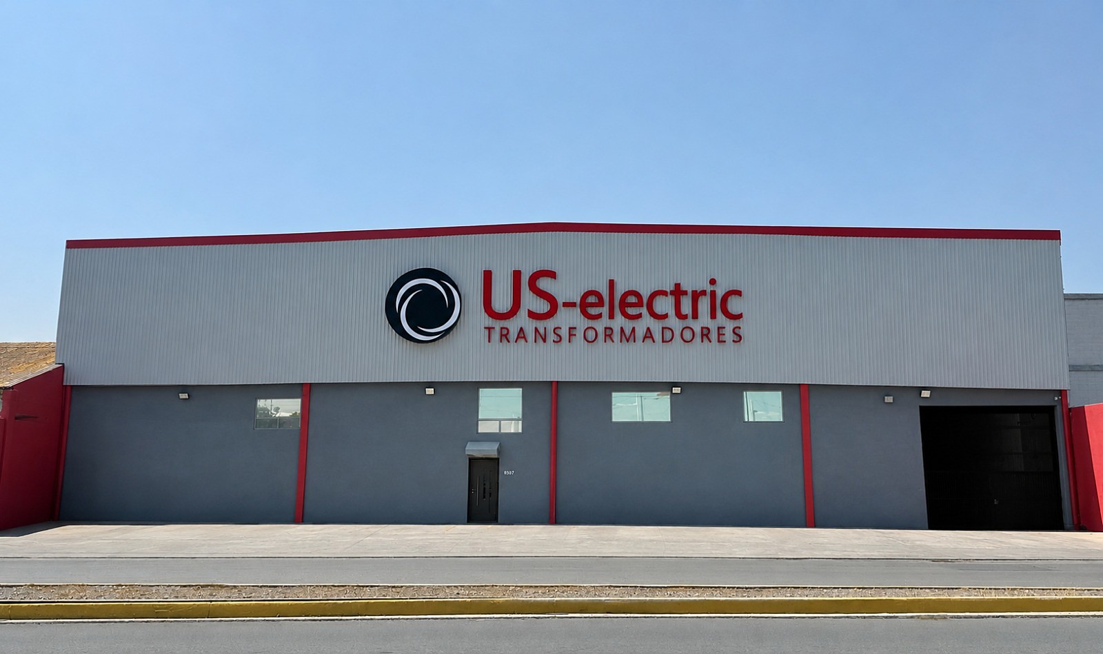 Fachada de planta US Electric — Guadalupe, N.L.